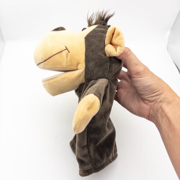 Safari Animal Hand Puppet Betterline Movable Mouths 9.5” Monkey Chimpanzee Chimp - Picture 5 of 7